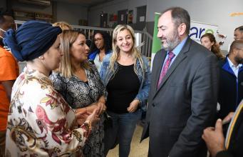 François BRAUN, ministre de la Santé et de la Prévention, visite le centre de santé des Aygalades